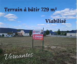 terrain à la vente -   49390  VERNANTES, surface 729 m2 vente terrain - UBI437974598